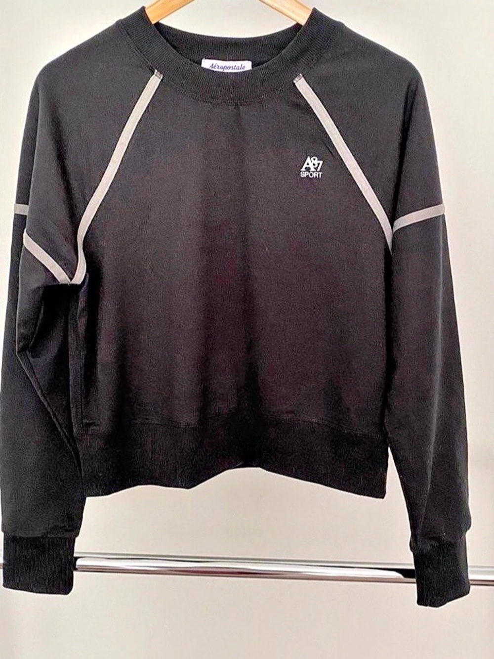 Aeropostale A87 Sport sweatshirt Black Athletic Sweatshirt New without tags.